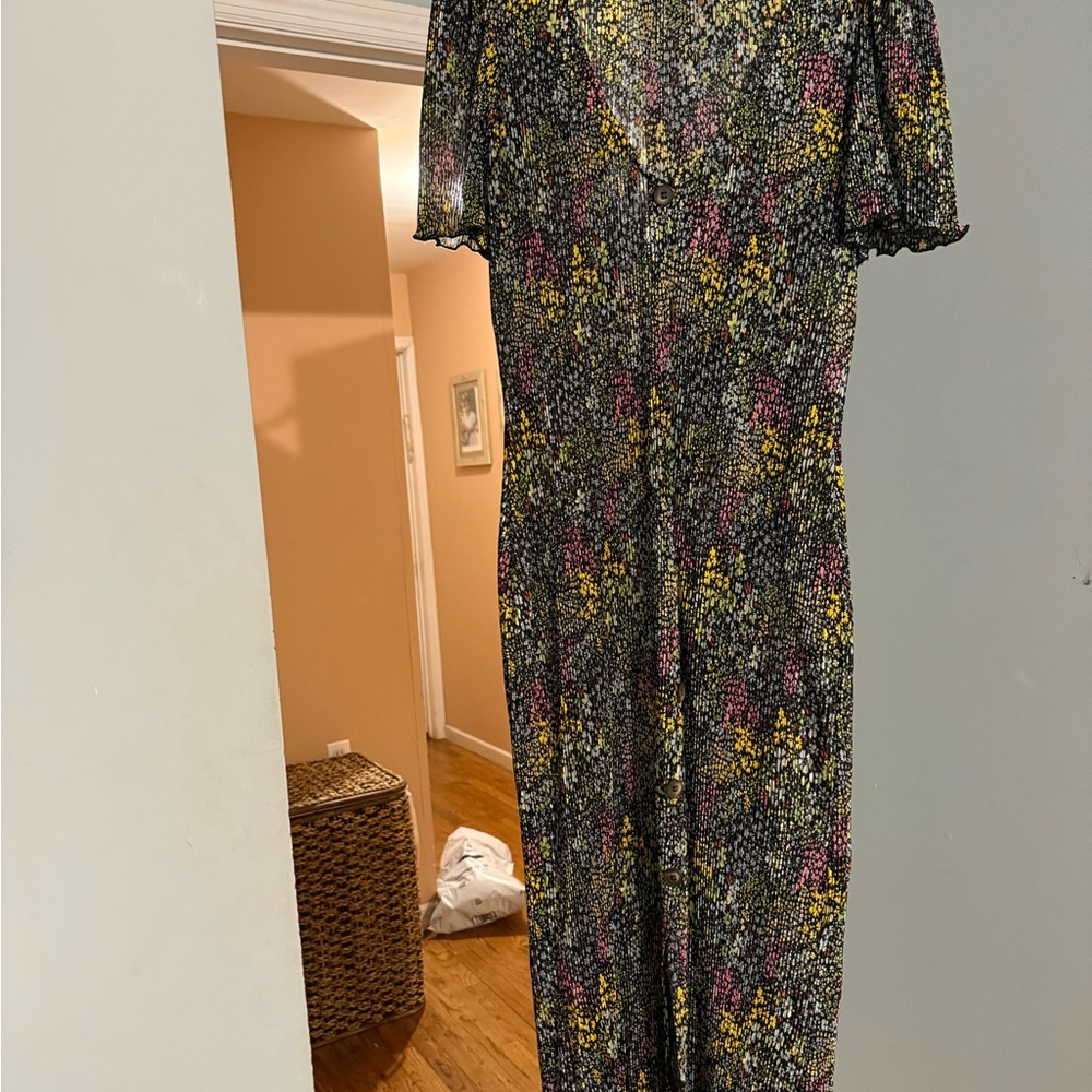 Floral V-Neck Dress